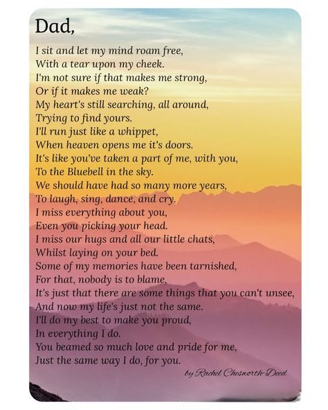 Rhyming Poetry Only | My most recent poem reflecting the grief of losing my Dad 💙 Losing Your Dad, Dad Poems From Daughter, Rhyming Poetry, Dad Poems, Everything About You, Whippet, My Dad, Losing You, Losing Me