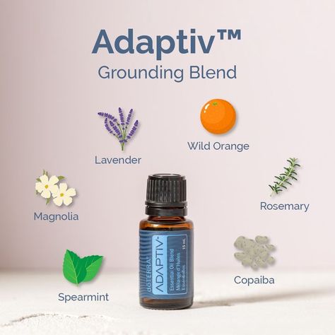 Adaptiv Grounding Blend Adaptive Doterra, Doterra Adaptiv, Doterra Oils Recipes, Holistic Products, Essential Oil Education, Do Terra, Nail Oil, Diy Oils, What To Use