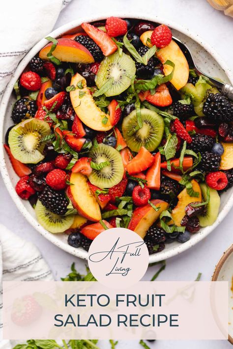 Low Carb Fruit Salad Recipes, Keto Fruit Salad Recipe, Fruit Salad Summer, Low Carb Fruit Salad, Sugar Free Fruit Salad, Keto Fruit Salad, Keto Lazy, Keto 2023, Healthy Fruit Salad Recipes