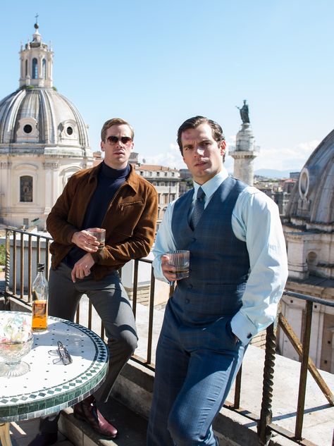 Italy. Henry Cavill and Armie Hammer in “The Man from U.N.C.L.E.” Napoleon Solo, Damien Chazelle, Joel Edgerton, Charlie Day, Armie Hammer, Guy Ritchie, The Man From Uncle, The Lone Ranger, Alicia Vikander