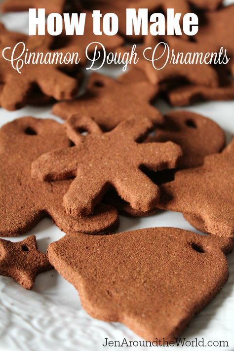 How to Make Cinnamon Dough Ornaments - Jen Around the World Cupcake Jemma, Cooking Christmas, Homemade Christmas Ornaments, Bake Christmas, Cinnamon Ornaments, Easy Christmas Ornaments, Cupcake Baking, Flocked Christmas Trees Decorated, Kids Christmas Ornaments