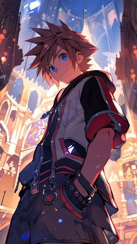 Sora From Kingdom Hearts, Kingdom Hearts Riku Wallpaper, Kingdom Hearts 4 Sora, Kingdom Hearts Aqua Fanart, Kingdom Hearts Wallpaper Iphone, Sora Kh, Kingdom Hearts Crossover, Kingdom Hearts Hd, Kingdom Hearts Sora