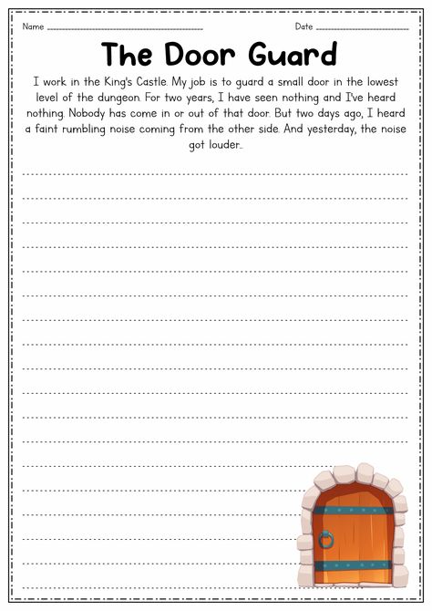 Narrative Writing Prompts Worksheets Grade 4 Writing Prompts, Narrative Writing Prompts 3rd Grade, 3rd Grade Writing Prompts, 5th Grade Writing Prompts, Paragraph Writing Worksheets, Igcse English, Prompt Questions, 4th Grade Writing Prompts, Writing Composition