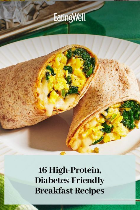 Good Breakfast For Diabetics, Breakfast Tostada, Meatless Breakfast, Easy Breakfast Burritos, Healthy Low Carb Breakfast, Healthy Make Ahead Breakfast, Energy Breakfast, Savory Oatmeal, Breakfast Vegetables