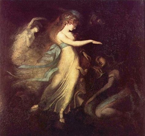 Prince Arthur and the Fairy Queen. (c. 1788) By Henry Fuseli. Prince Arthur, Faery Queen, Morgan Le Fay, Irish Folklore, Fairy Images, Fairy Queen, Ancient Origins, Goddess Of Love, Goddess Art