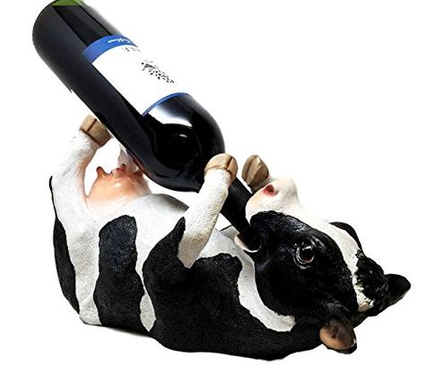 Country Farm Kitchen, Bright Kitchen Decor, Kitchen Bar Decor, Cow Kitchen, Holstein Cow, Wine Stand, Wine Kitchen, Holstein Cows, Farm Cow