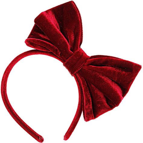 TOPSHOP Red Velvet Bow Alice band (4.45 CHF) ❤ liked on Polyvore featuring accessories, hair accessories, hair, bows, hats, red, red headband, velvet headband, headband hair accessories and red bow hair accessories Red Bow Hair, Headband Velvet, Velvet Headbands, Flower Headband Diy, Red Hair Accessories, Bow Headwrap, Baby Flower Headbands, Bow Hairband, Wrap Headband