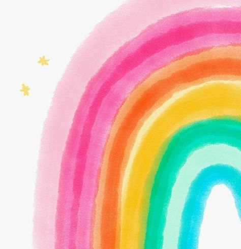 Watercolor Rainbow Wall, Wall Art Rainbow, Rainbow Style, Rainbow Wall Art, Art Rainbow, Watercolor Rainbow, Rainbow Wall, Whimsical Illustration, Rainbow Art