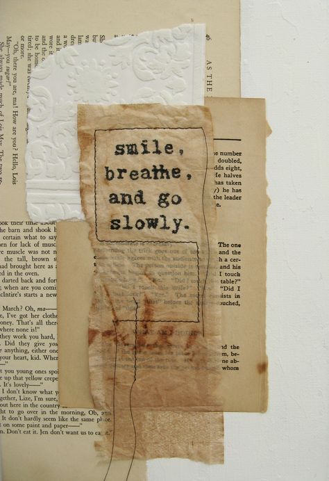 Kunstjournal Inspiration, Tea Bag Art, Zen Quotes, Graphisches Design, Old Book, Mix Media, Altered Books, Art Journal Inspiration, Art Journals