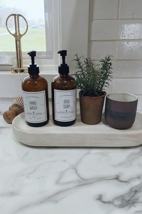 Farmhouse Kitchen Soap Tray Ideas, Kitchen Soap Tray Ideas, Kitchen Sink Caddy Ideas, Kitchen Sink Soap Tray Ideas, Kitchen Soap Dispenser Ideas, Modern Farmhouse Kitchen Sink, Farmhouse Kitchen Sink Decor, Kitchen Counter Ideas, Soap Dispenser Kitchen Sink