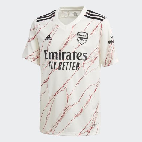 When fans stepped into the lobby of the East Stand, they were greeted with grandeur. The Arsenal away jersey draws inspiration from the Marble Halls, synonymous with the class of the club itself. This soccer jersey is a juniors' version of the ones athletes wear on match day. It's built for everyday comfort, and it features a woven crest on the chest. Football Arsenal, Canada Soccer, Arsenal Jersey, Logo Sewing, Match Day, Arsenal Football, The Lobby, Adidas Football, Adidas Kids