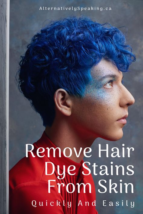 Whether you are new to the world of hair dye or a seasoned veteran, we’ve all struggled with the challenges that arise from staining. It can leave you with oddly coloured skin, flooring, sinks, clothing, and more! Looking for the secret to remove hair dye stains from skin? Look no further! #hairdye #haircolor #haircolour #rainbowhair #hairdyetips #hairdyehacks #beautytips #beautyhacks #haircare #dyedhair #coloredhair #colouredhair #rainbowhairtips Remove Hair Dye, Hair Dye Removal, Hair Dye Tips, Remove Hair, Unwanted Hair Removal, Unwanted Hair, Rainbow Hair, Hair Dye, Alternative Fashion