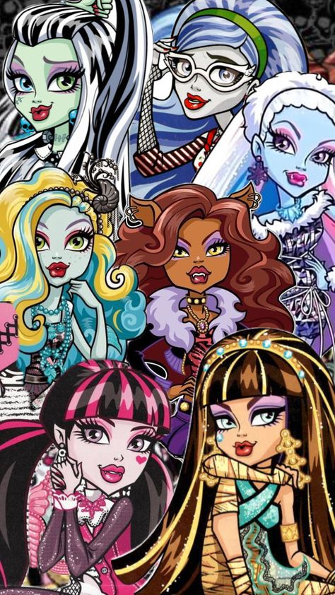 Monster High Makeup, 2000s Cartoons, Moster High, Monster High Art, Monster High Characters, Cartoon Wallpaper Iphone, Iphone Wallpaper Photos, Movie Wallpapers, High Art