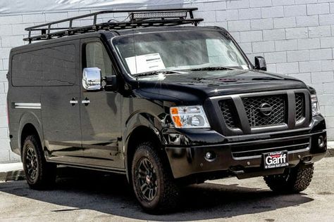 Nissan NV with Aluminess roof rack Nissan Rogue Camping, Offroad Van, Nissan X Trail Offroad, Pick Up Nissan, Nissan Passenger Van, Cars Nissan, Nissan Vans, Nissan Nv, Stock Pile