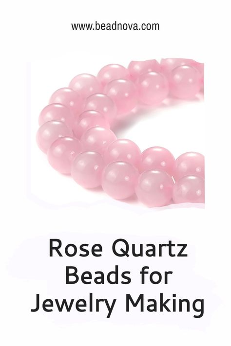 Superior Quality Natural Rose Quartz Beads with Highly Polished, Smooth, Shiny Surface Rose Quartz Bead size 4mm, Hole size 1.0mm; 1 Strand (approx. 83-85pcs/Strand) #rosequartzbeads #beading #beads #pinkcrystalbeads #jewelrymaking #diyjewelry Rose Quartz Beads, Quartz Beads, Beads For Jewelry Making, Beads For Jewelry, Beaded Jewelry Diy, Pink Crystal, Diy Beads, Jewelry Making Beads, Live Lokai Bracelet