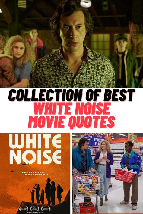 White Noise Movie Quotes #Netflix #WhiteNoise #MovieQuotes #Quotes White Noise Movie, Elf The Musical, The Last Wish, Wish Quotes, White Noise, I Need To Know, Parenting Guide, Movie Scenes, Movie Quotes