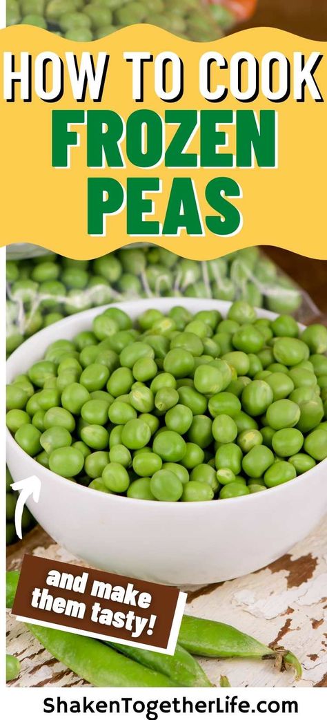 Peas In Crockpot, Frozen Peas Recipe, Recipes With Frozen Peas, Frozen Sweet Peas Recipes, How To Cook Frozen Peas, Butter Peas Recipe, Frozen Peas Recipe Side Dishes, Cooking Frozen Peas, Green Peas Recipes