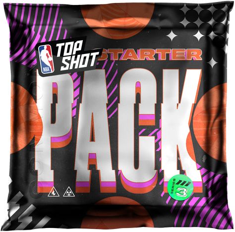 Starter Pack - USD $9.00 - Total of 15000 packs Face Stickers, Starter Pack, Nba, Gaming Logos, Limited Edition, Collectibles, Graphic Design, Orange, Design