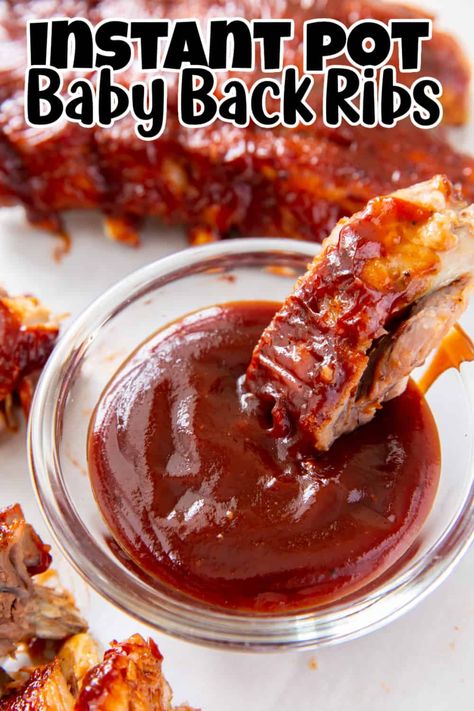 Saint Louis Ribs, Instant Pot Baby Back Ribs, St Louis Ribs, Cheesy Cauliflower Bake, Keto Bbq Sauce, Beef Ribs Recipe, Back Ribs, Easy Pork, Baby Back Ribs