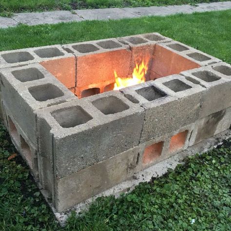 How To Make A Cinder Block Fire Pit – Storables Fire Pit Gallery, Cinder Block Fire Pit, Outdoor Fire Pit Seating, How To Build A Fire Pit, Diy Outdoor Fireplace, Fire Pit Materials, Concrete Patios, Modern Fire Pit, Fire Pit Ring