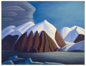 Arctic Peaks North Shore Baffin Island by Lawren Harris Group Of Seven Art, Group Of Seven Artists, Group Of Seven Paintings, Lawren Harris, Mountain Sketch, Baffin Island, Tom Thomson, Art Gallery Of Ontario, Emily Carr