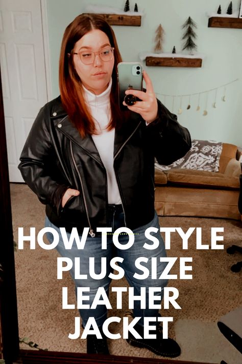 Plus Size Leather Jacket Outfit, Chic Outfits Plus Size, Biker Jacket Outfit, Plus Size Leather Jacket, Plus Size Leather, Fake Leather Jacket, Plus Size Stores, Best Leather Jackets, Motor Cycle