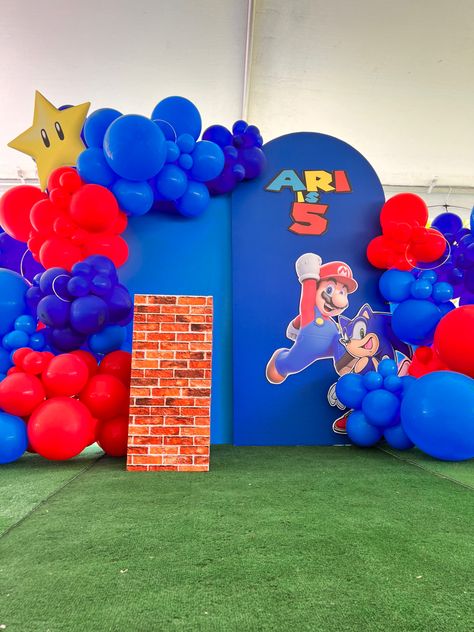 Best brick wallpaper for mario parties! Use as a backdrop or for small details like this one! Mario party inspo <a target="_blank" href="https://www.amazon.com/dp/B09ZTWMXNG?ref=nb_sb_ss_w_as-reorder-t1_k0_1_1... Brick Wallpaper Fireplace, Wallpaper For Fireplace, Super Mario Backdrop, Mario Backdrop, Brick Wallpaper Peel And Stick, Kitchen Accent Wall, Red Brick Wallpaper, Faux Brick Wallpaper, Brick Wall Backdrop