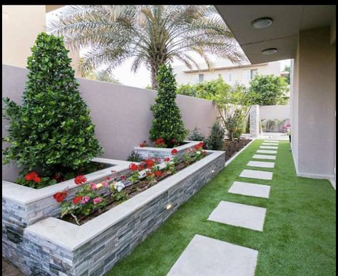 Small Backyard Garden Design, Side Yard Landscaping, نباتات منزلية, Modern Backyard Landscaping, Minimalist Garden, Small Backyard Gardens, Flower Garden Design, Outdoor Gardens Design, Backyard Garden Design