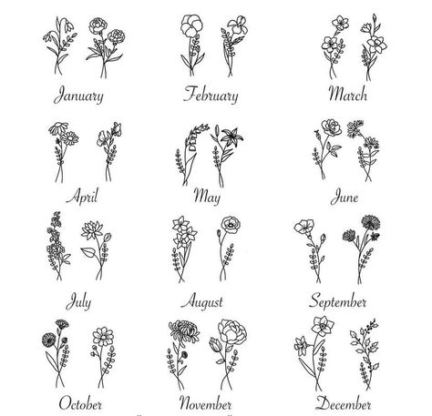 Sister Zodiac Tattoos, Mom And Daughter Birth Flower Tattoo, Honey Suckle And Rose Tattoos, Capricorn Flower Tattoo Birth Month, Capricorn Flower Birth Month, Tattoo Ideas Female Meaningful Flowers, Sibling Flower Tattoo, November Birth Flower Tattoo Peony, Tattoo For Siblings Ideas