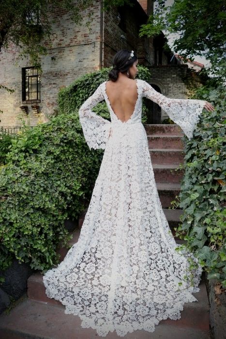 Bell Sleeve Wedding Dress, Bohemian Beach Wedding Dress, Wedding Dress Backless, Crochet Wedding Dresses, Wedding Dress Prices, Wedding Dress Beach, Bohemian Wedding Dress Lace, Trumpet Wedding Dress, Crochet Wedding