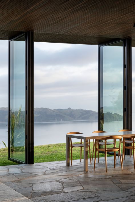 Waiheke House by Cheshire Architects - Project Feature - The Local Project - The Local Project Cabin Extension, Waiheke House, Cool Apartment Decor, Cheshire Architects, Pnw Design, Cool Apartment, Waiheke Island, Micro House, The Local Project