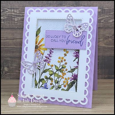 Simply Sweet in Ink Designs: Dainty Flowers Butterflies Frame Card Spring Cards Handmade Cardmaking, Dainty Delight Dsp Stampin Up Cards, Dainty Delight Bundle Stampin Up Cards, Stampin Up Cheerful Daisies Cards, Stampin Up Flight And Airy Dsp Cards, Dainty Flowers Dsp Stampin Up Cards, Stampinup Cards Newest, Butterflies Frame, Dainty Delight