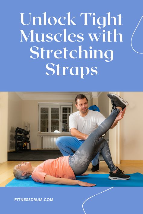 Discover how to unlock tight muscles with stretching straps to feel strong and supple. Recover faster and enjoy better movement with this simple piece of exercise equipment #stretching #homeworkouts #physiotherapy #physicaltherapy #stretch #flexible #tighthamstrings Flex Strap Exercises, Stretching Strap Exercises, Tight Hamstrings, Nordic Walking, Exercise Equipment, Physical Therapy, Active Lifestyle, No Equipment Workout, Stretching