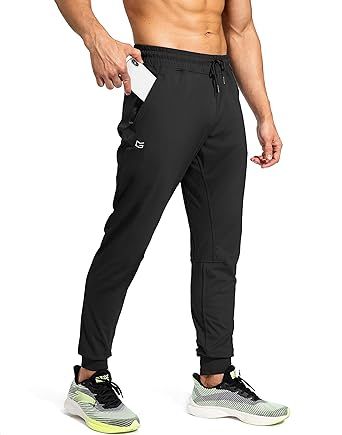 Amazon.com: G Gradual Men's Sweatpants with Zipper Pockets Athletic Pants Traning Track Pants Joggers for Men Soccer, Running, Workout : Clothing, Shoes & Jewelry Joggers For Men, Workout Clothing, Running Workout, Mens Joggers, Athletic Pants, Men's Sweatpants, Mens Sweatpants, Track Pants, Workout Clothes