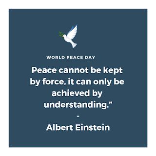 Short world peace quotes Peace Day Quotes, September Message, Educational Thoughts, World Peace Quotes, Peace Slogans, International Peace Day, Peace Messages, Thoughts On Education, Peace Education