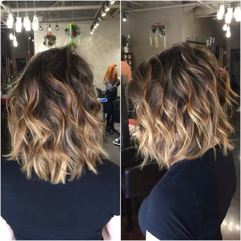 BRONDE balayage ombré-color and cut look great Wavy Hairstyles Medium, Bronde Balayage, Color Balayage, Hairstyles Beach, Shoulder Hair, Ombré Hair, Brown Balayage, Hair Styles 2017, Shoulder Length Hair Cuts