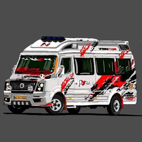 Force Traveller Livery, Private Bus Livery, Best Laser Printer, School Bus Games, Bus Mod, Ns Logo, St Bus, Bus Drawing, Jeep Art