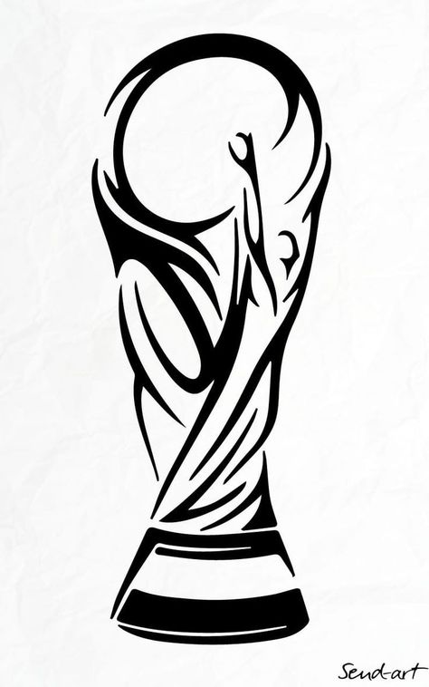 Tattoo World Cup, World Cup 2022 Drawing, World Cup Drawing, Cup Tattoo Design, World Cup Tattoo, World Cup Design, Wolf Tattoo Forearm, Messi Tattoo, World Cup Draw