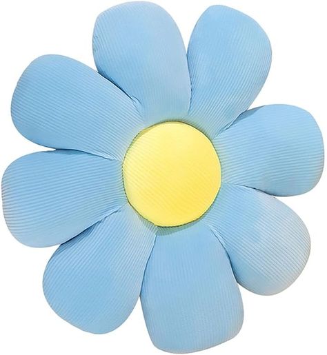 Pillows Aesthetic, Aesthetic Daisy, Daisy Pillow, Flower Pillows, Flower Floor, Daisy Pillows, Flower Toy, Bed Rest Pillow, Pillow Flower