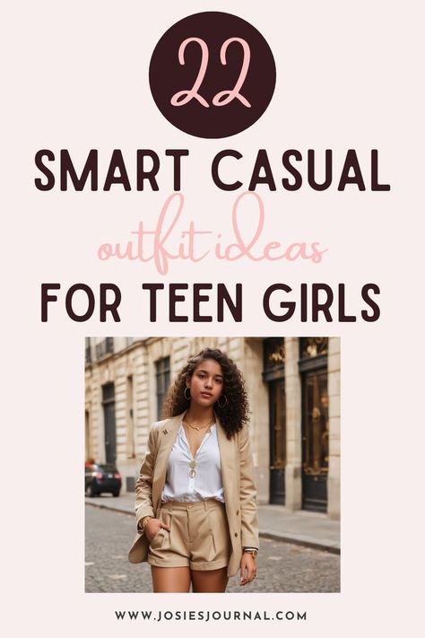 business casual outfits for women Teen Business Casual Outfits, Business Casual Outfits Teen, Business Casual For Teens, Business Casual Outfits For Teens, Teen Business Casual, Interview Outfit For Teens, Smart Casual For Girls, Dress Interview Outfit, Smart Casual Outfit Ideas