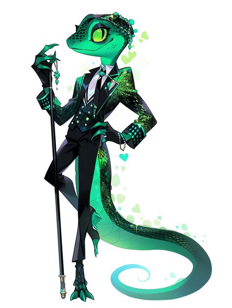 Gecko Character Design, Chameleon Character Design, Gecko Character, Lizard Oc, Lizard People, Boss Wallpaper, Character Design References, Dragon Art, Dnd Characters