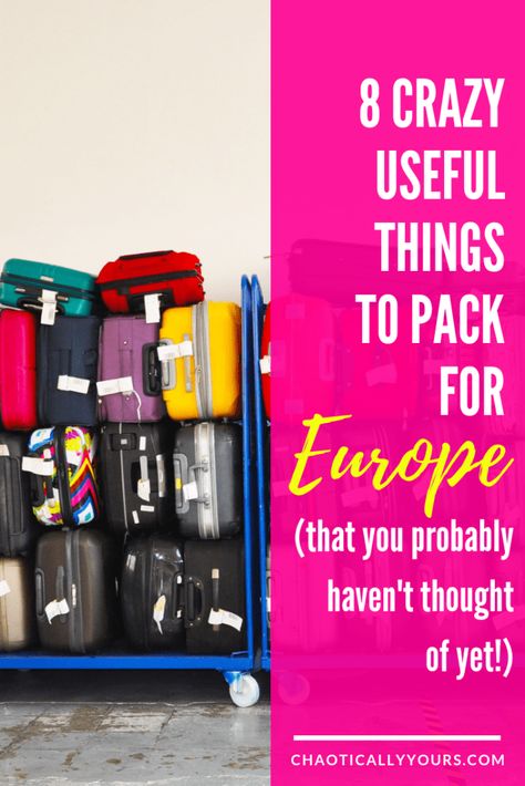 International Travel Essentials, Europe Travel Essentials, Things To Pack, Packing For Europe, Trip To Europe, Useful Things, Amazon Travel, Travel Necessities, Travel Essentials List