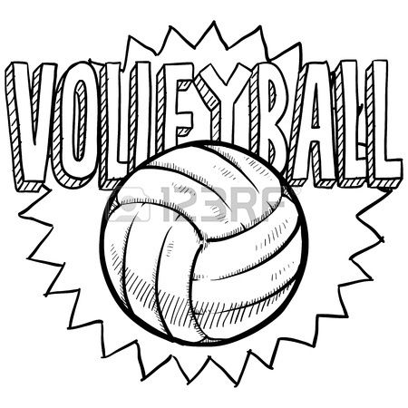 Volleyball Coloring Pages, Volleyball Illustration, Volly Ball, Volleyball Drawing, Volleyball Images, Sports Drawing, Volleyball Clipart, Volleyball Posters, Football Coloring Pages