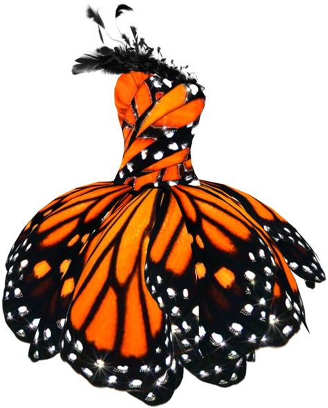 LoveThatFit - Happy “Opt for Elegant” Halloween Day!!! Monarch Butterfly Dress, Luly Yang, Mischief Night, Fantasy Crafts, Dress Png, Costume Inspirations, Sca Garb, Fairy Homes, Butterfly Costume