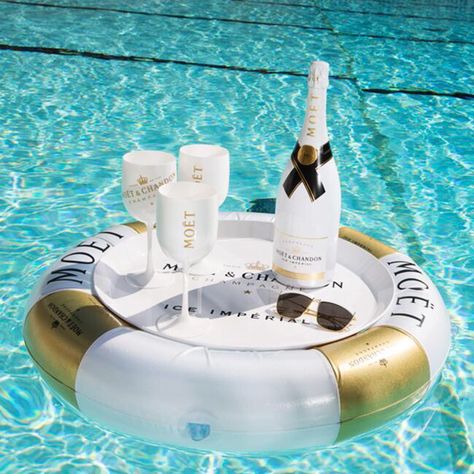 Happy Summer! Wishing everyone Moet floaties at the pool. Cheers! Moet Champagne, Pool Floaties, Girls Brunch, Visual Marketing, Wine Cups, Happy Summer, Eve Parties, Event Catering, New Years Eve Party