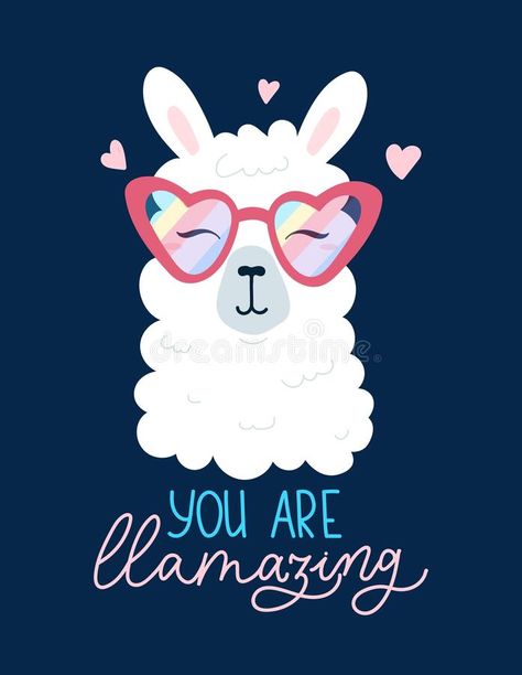 Alpaca Doodle, Llama Cartoon, Llama Images, Llama Illustration, Llama Clipart, Cartoon Llama, Llama Art, Kids Graphic Design, Llama Arts