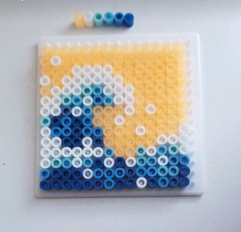 Easy Perler Beads, Perler Beads Ideas, Bead Templates, Melt Beads Patterns, Hamma Beads Ideas, Easy Perler Bead Patterns, Pixel Beads, Melty Bead Patterns, Pearl Beads Pattern