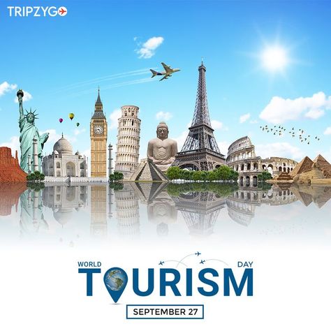 Travel, to explore, to know, to learn.✈️ Happy #World #Tourism #Day!❤ How many countries have you been to?😉 . . . . . . #WorldTourismDay #tripzygo #travelwithtripzygo #tourismindia #tourismday2022 #tourismdaycelebration #tour #tours #travel #traveler #traveling #travelers #travellife #travelling #travelgram #travelblogger #travelling #traveladdict World Tourism Day, Tourism Day, World Days, Travel News, Travel Life, Travel Blogger, How Many, Taj Mahal, To Learn