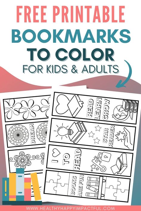 Free Bookmark Template Printables, Birthday Bookmarks Diy, Free Printable Bookmarks For Adults, Library Book Marks Printable Bookmarks, Kindness Bookmarks Free Printable To Color, Library Bookmarks Free Printables, Free Coloring Bookmarks Printable, Free Book Marks Printable Bookmarks, Book Marks Diy Free Printable Bookmark Template