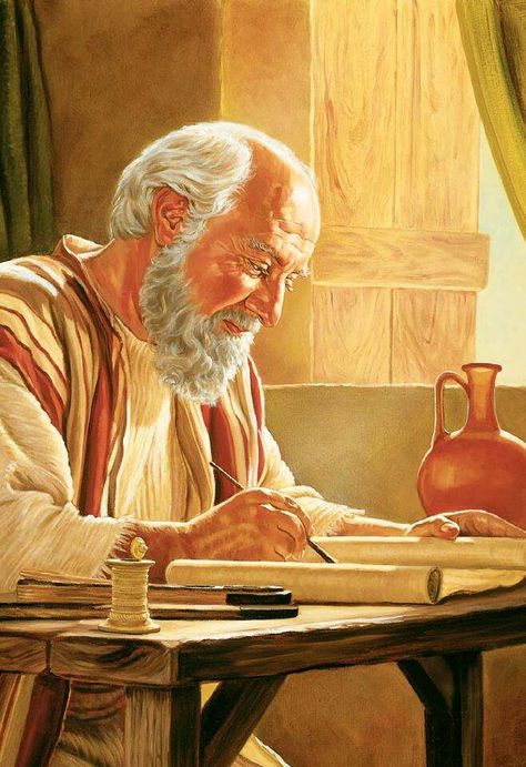 Paul Bible, Bible Cards, Bible Artwork, Jesus Christ Painting, Jesus Artwork, Meaningful Pictures, Bible Images, Heaven Art, Bible Illustrations